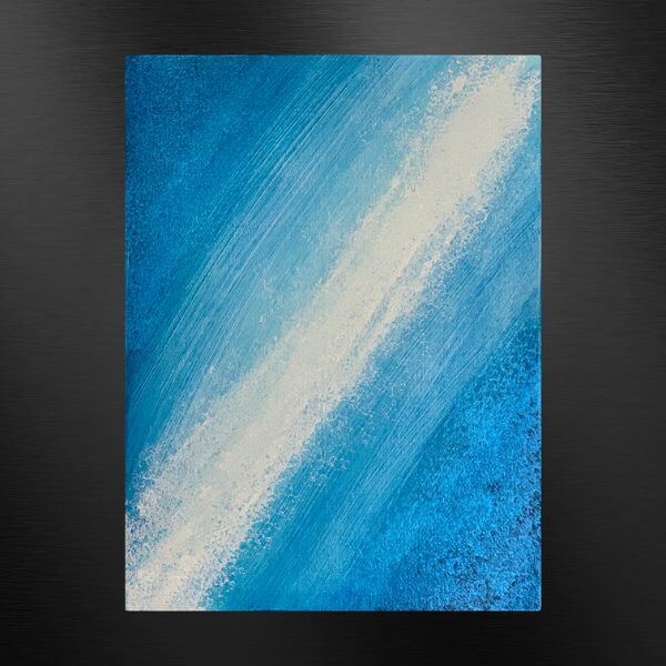 Peinture art abstrait- âme animale - Œuvre vibratoire N°64 par Anna Grosfort